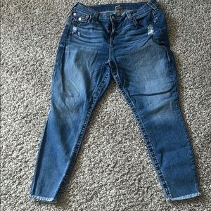 True Religion Boyfriend Jeans Blue Medium Wash